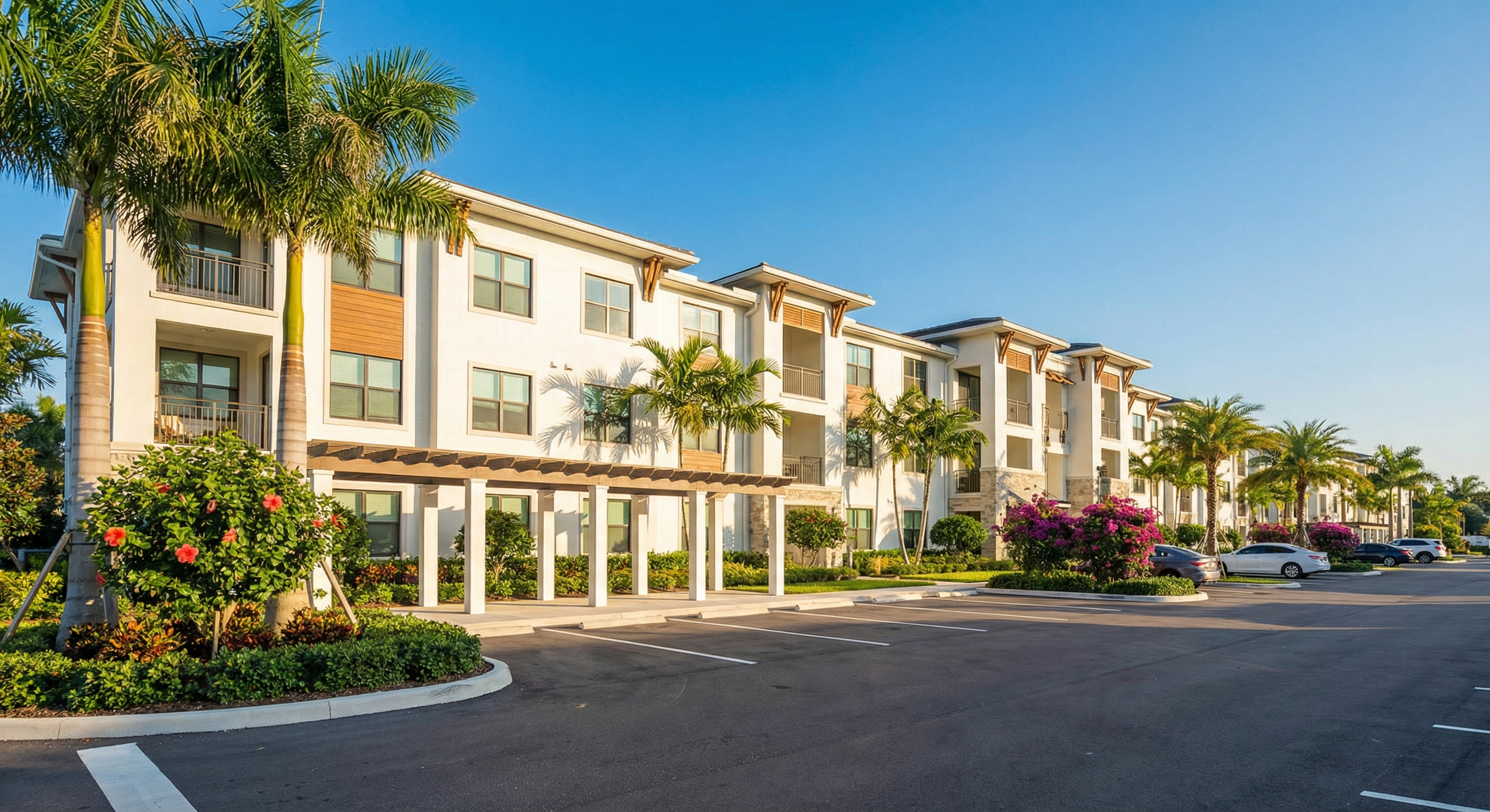 Magaña PMC residential building with tropical landscaping