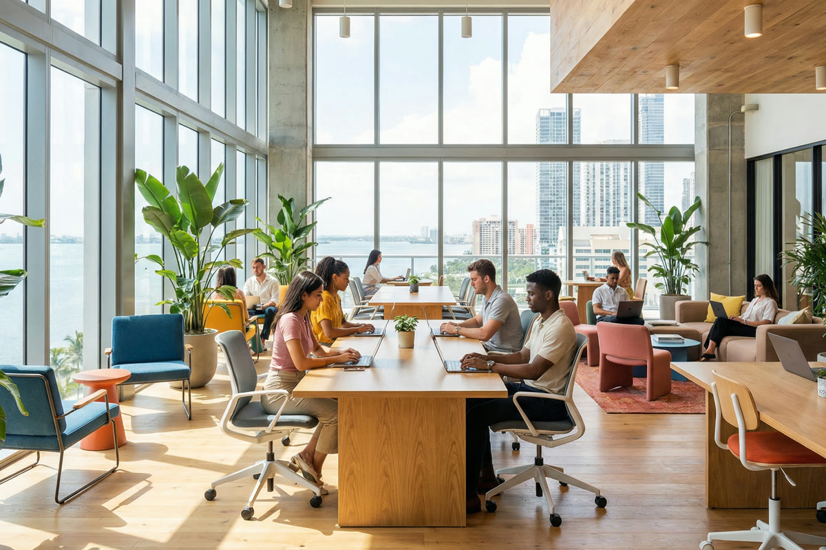 Modern Miami workspace