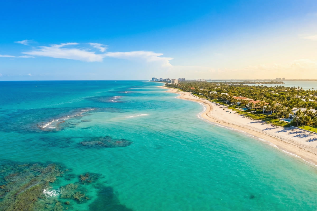 Sunny South Florida coastline